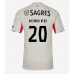 Benfica Richard Rios #20 Bortedrakt 2025-26 Korte ermer